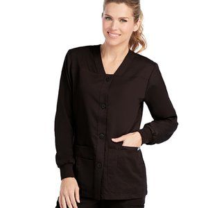 Grey's Anatomy Women's Black Sporty Warm-Up Jacket